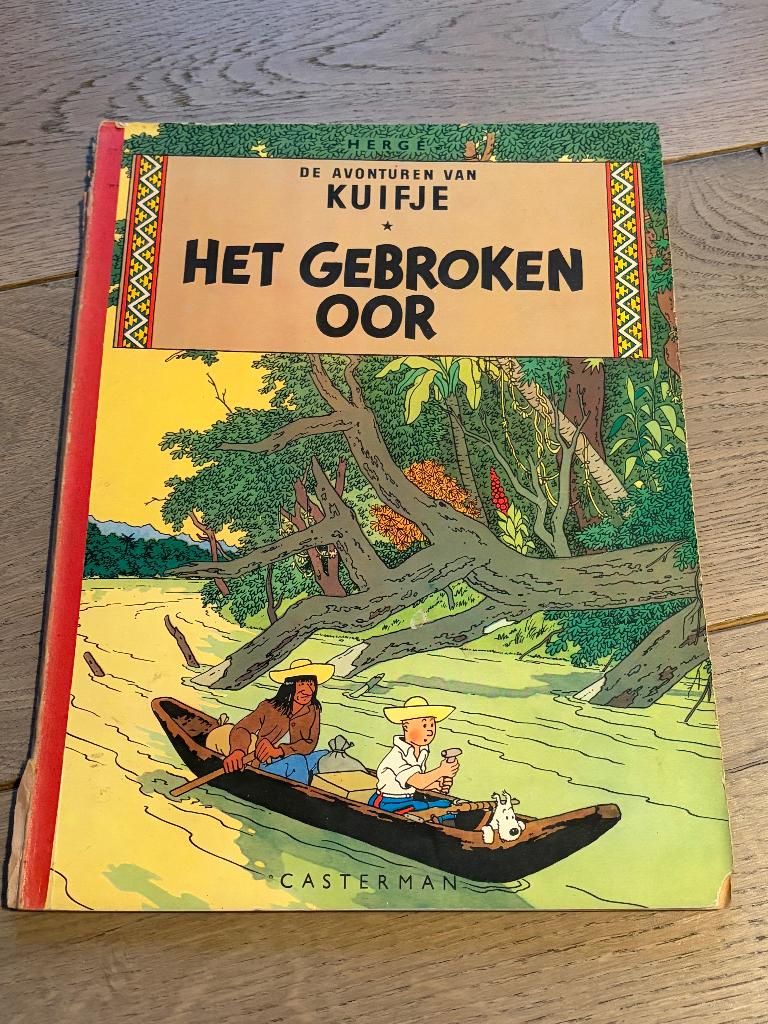 Kuifje - Het gebroken oor, Boeken, Stripverhalen, Eén stripboek, Ophalen of Verzenden, Gelezen, Herge