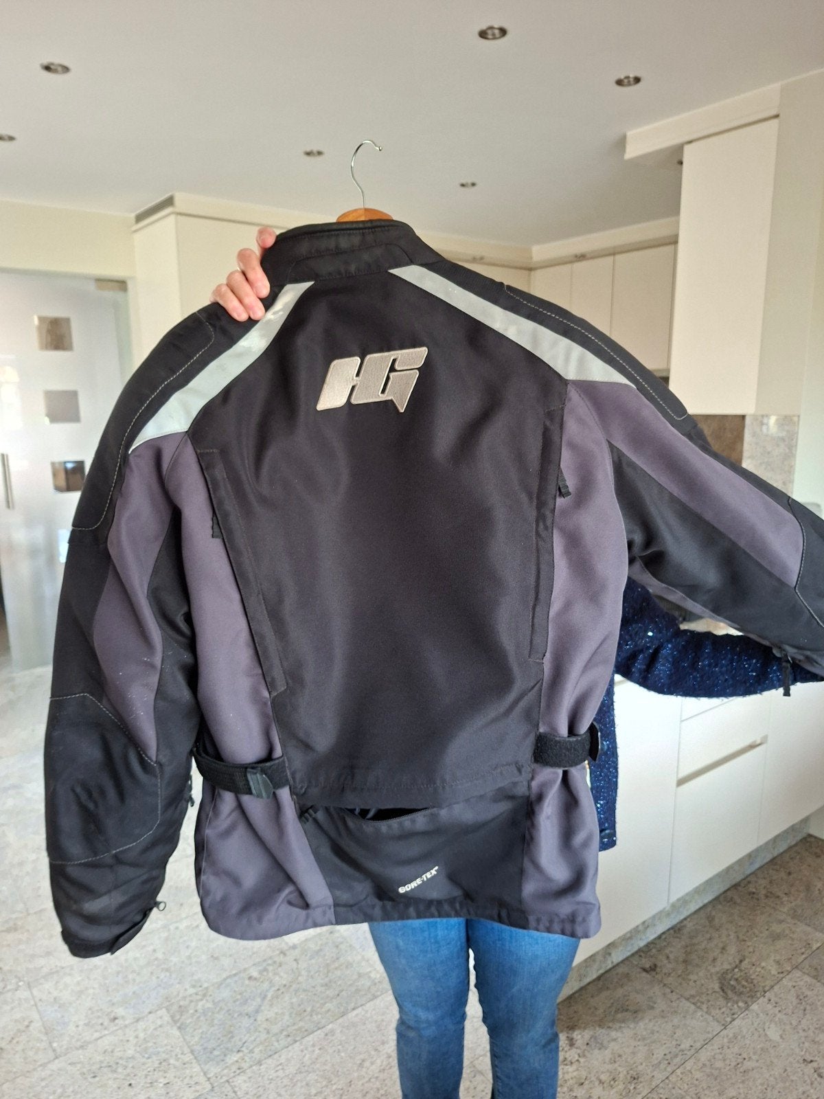 motto jas Hein Gericke maat L, broek  maat m, Ophalen, Tweedehands, Overige typen, Hein gericke