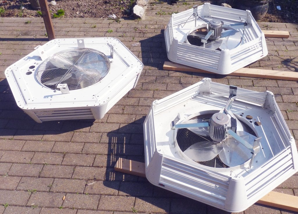 gros ventilateur de plafon professionnel, Enlèvement, Comme neuf