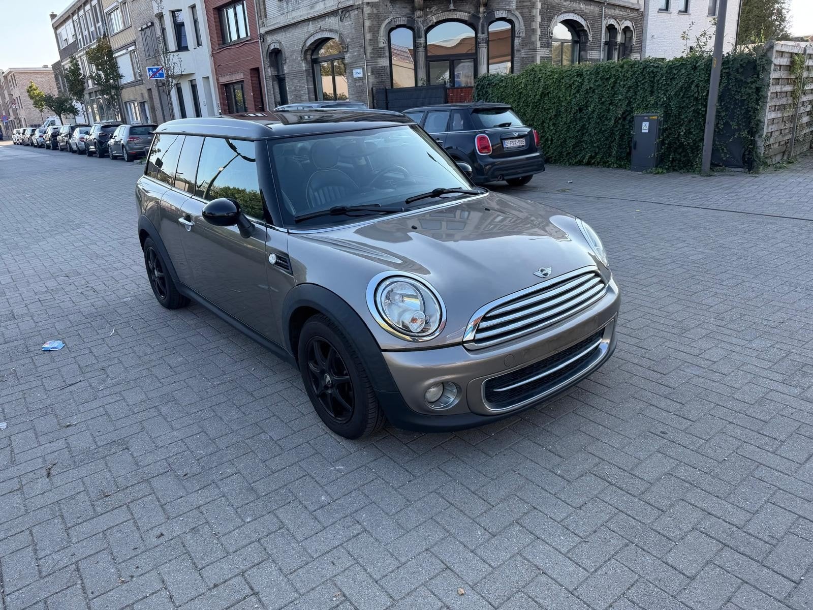 COOPER CLUBMAN 1.6 D 2011 179000KM AIRCO EURO5, Auto's, Voorwielaandrijving, Euro 5, Lederen bekleding, Leder