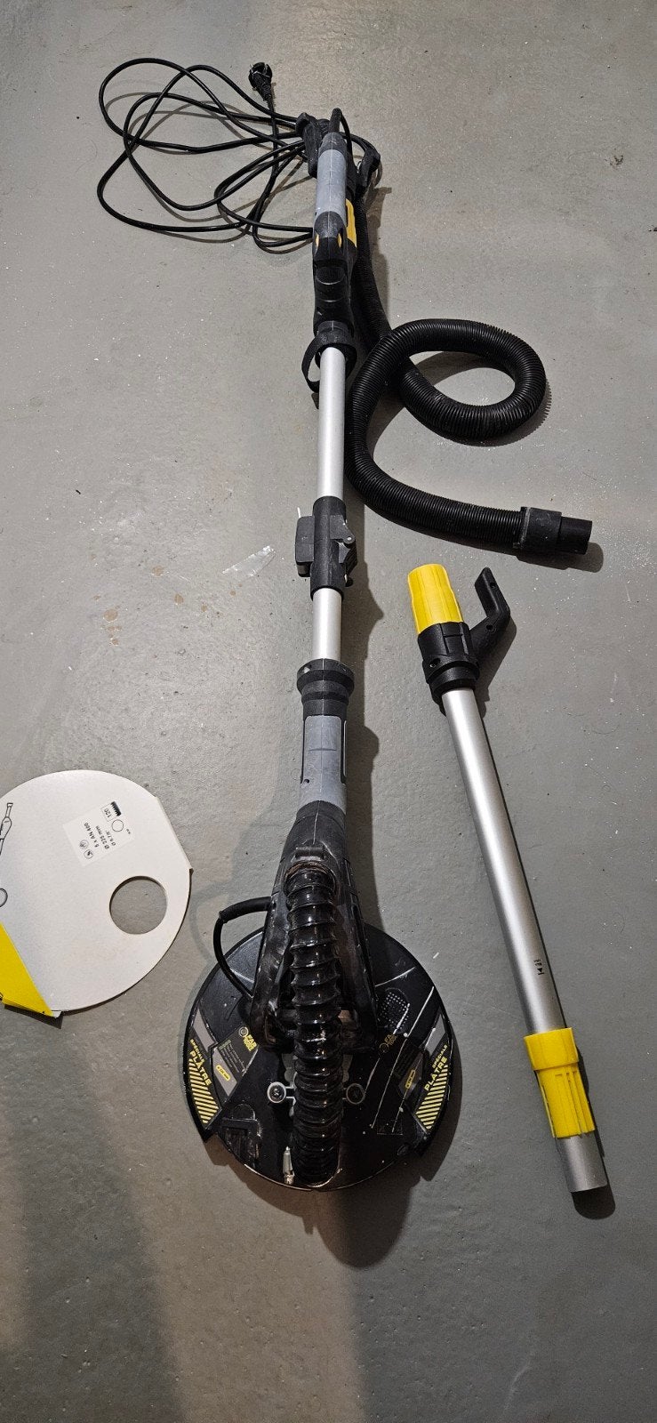 Excentrale gipsschuurmachine Ø225 mm met arm, Ophalen of Verzenden