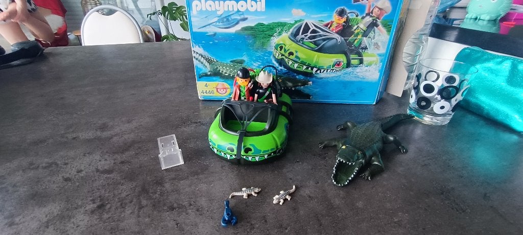 Playmobil Gangster Hovercraft - 4446, Wild life, Gebruikt, Complete set, Ophalen of Verzenden