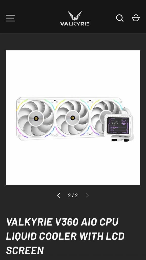 Valkyrie aio cpu liquid cooler, Computers en Software, Computerkoelers, Ophalen of Verzenden, Nieuw