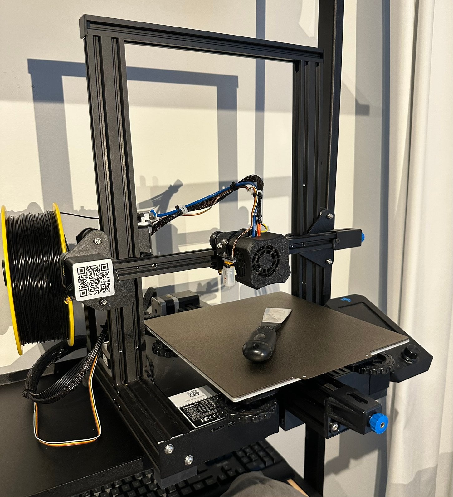 Creality Ender 3 V2 met upgrades, Informatique & Logiciels, 3D Imprimantes, Comme neuf, Filament, Enlèvement ou Envoi