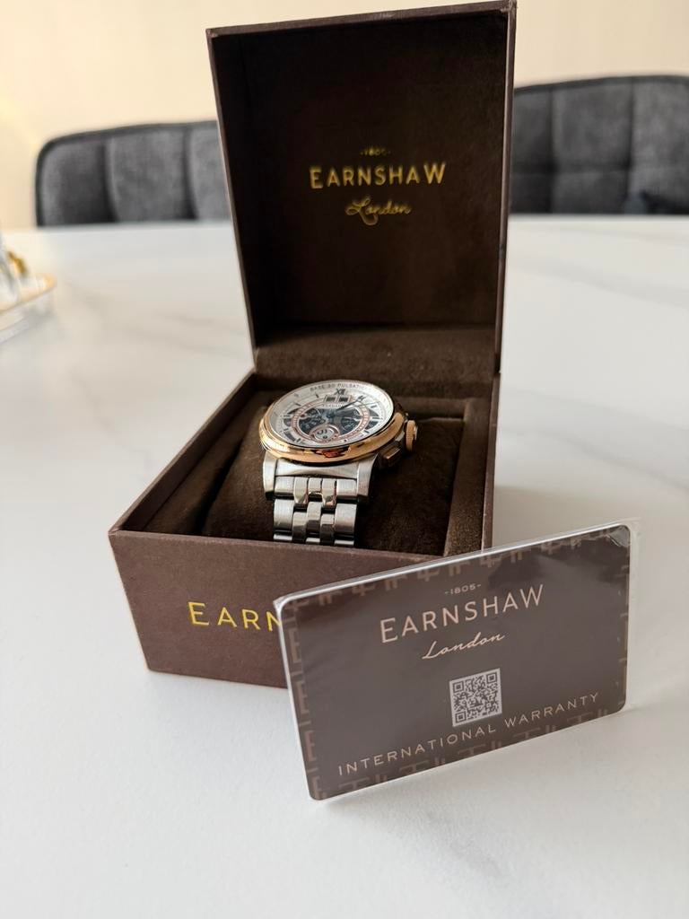 Horloge Earnshaw, Handtassen en Accessoires, Horloges | Heren, Ophalen of Verzenden, Zo goed als nieuw