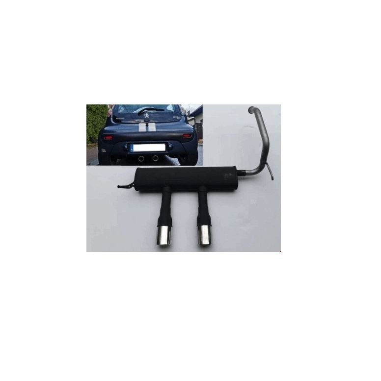 123 SPORTUITLAAT TOYOTA AYGO PEUGEOT 107 CITROEN C1 UITLAAT, Auto-onderdelen, -, Verzenden, -, Nieuw