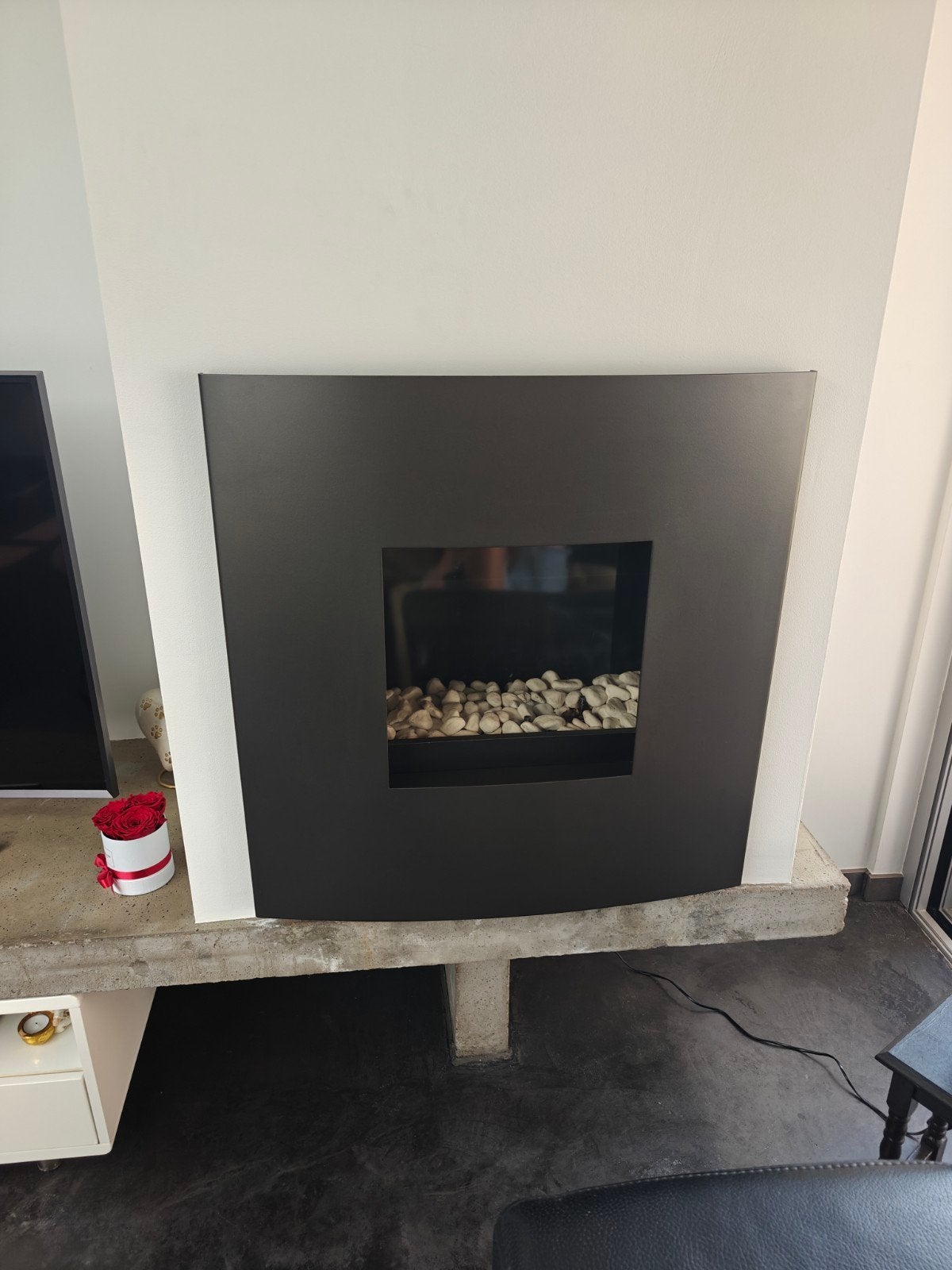Gaskachel Saey, Maison & Meubles, Cheminées, Enlèvement, Comme neuf, Insert, Cheminée au gaz