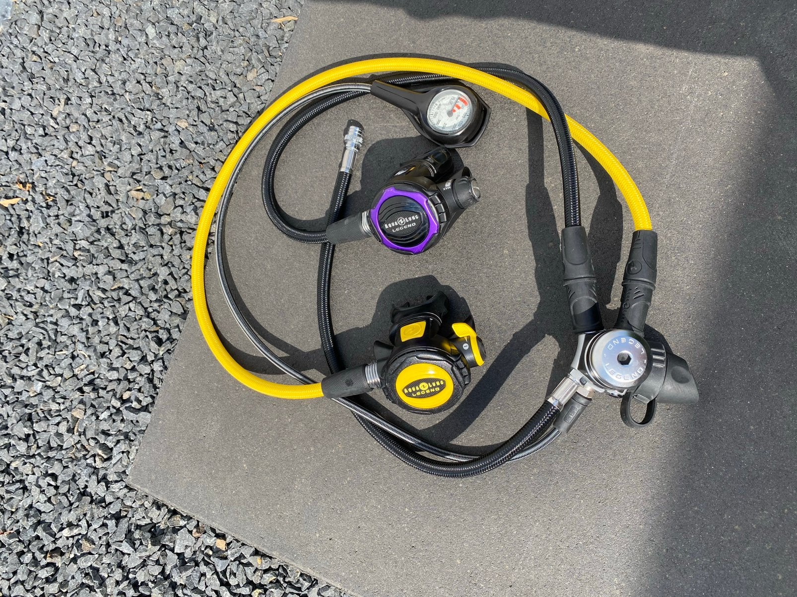 Complete duikuitrusting (flessen, pak, vinnen, trimvest,…), Watersport en Boten, Ophalen, Gebruikt, Duikpak