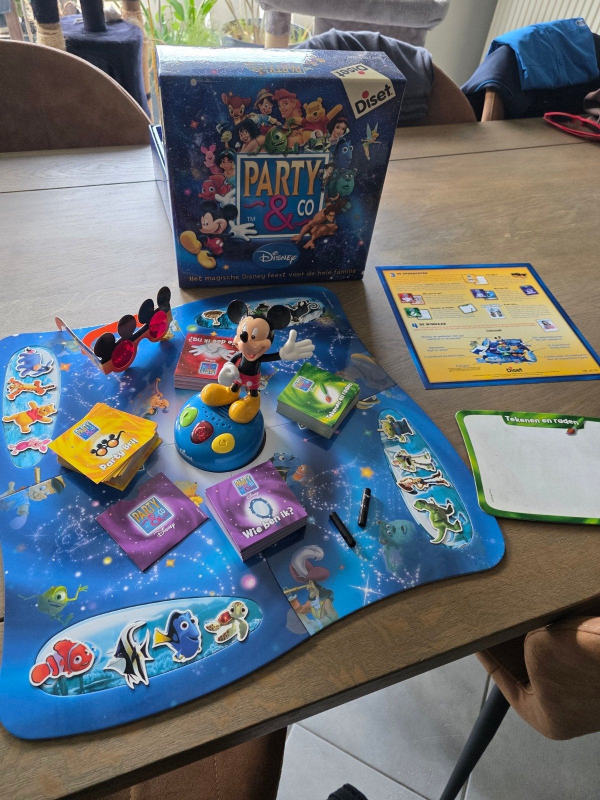 Party & co disney, Drie of vier spelers, Ophalen of Verzenden, Gebruikt, Disney Pixar