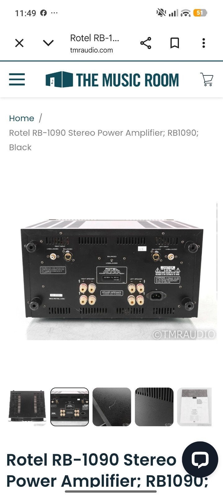 rotel rb1090, Enlèvement