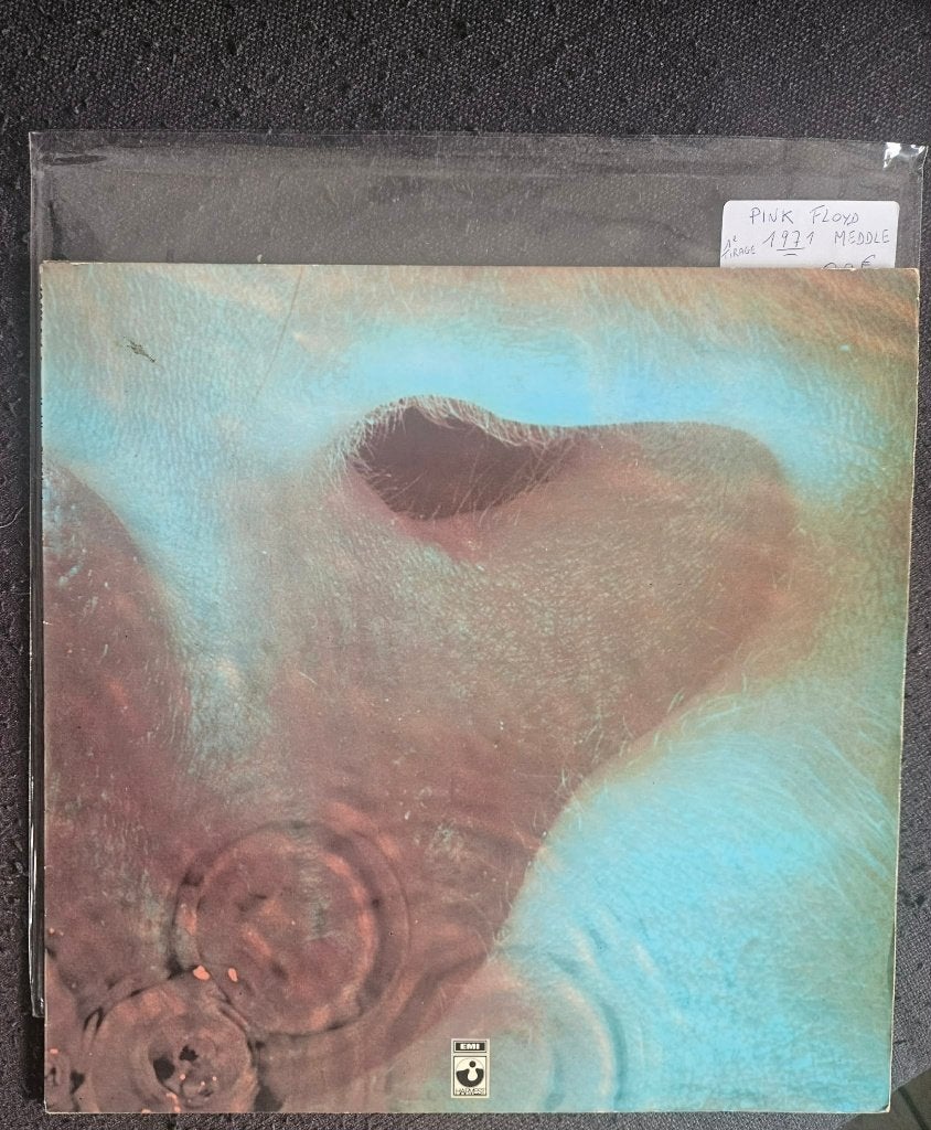 PINK FLOYD – MEDDLE 1971 – 1er TIRAGE ALLEMAND, Gatefold hoes, Ophalen, Gebruikt, LP