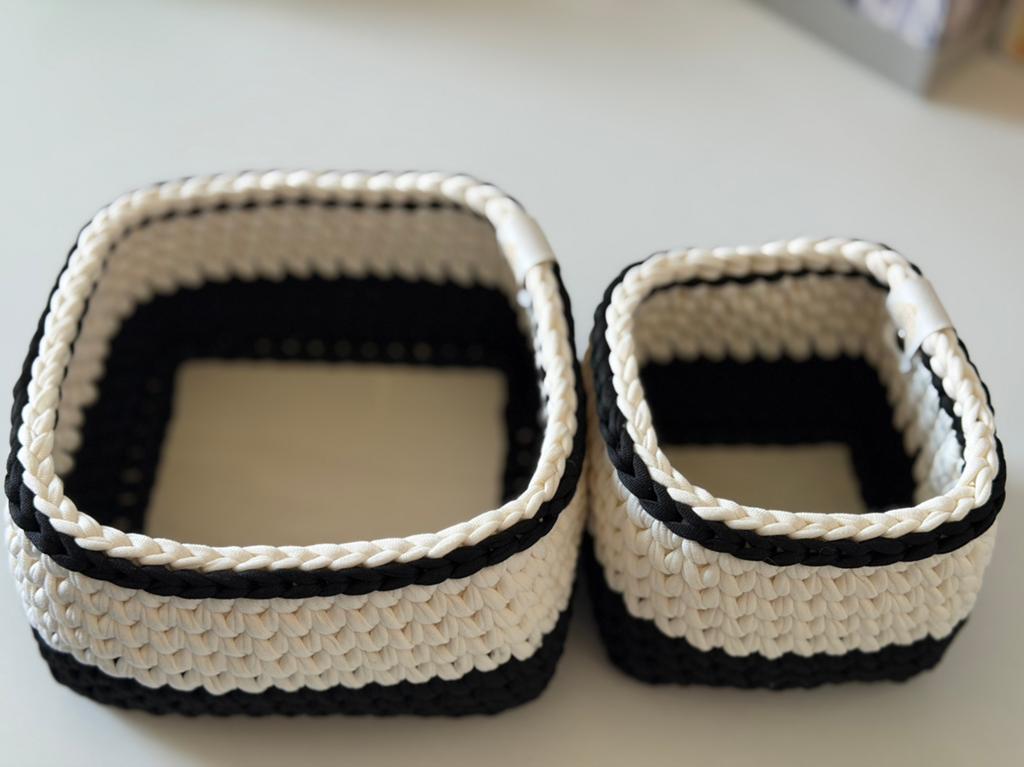Paniers au crochet faits main, Enlèvement ou Envoi