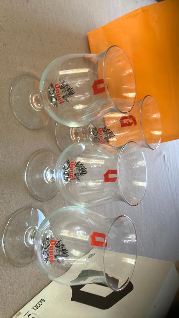 Duvel glazen, Ophalen, Zo goed als nieuw