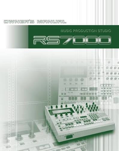 Yamaha RS7000 owner's manual, Ophalen of Verzenden, Gebruikt