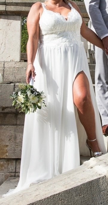 Trouwkleed, Vêtements | Femmes, Vêtements de mariage & Accessoires de mariage, ANDERE, Comme neuf, Blanc, Enlèvement