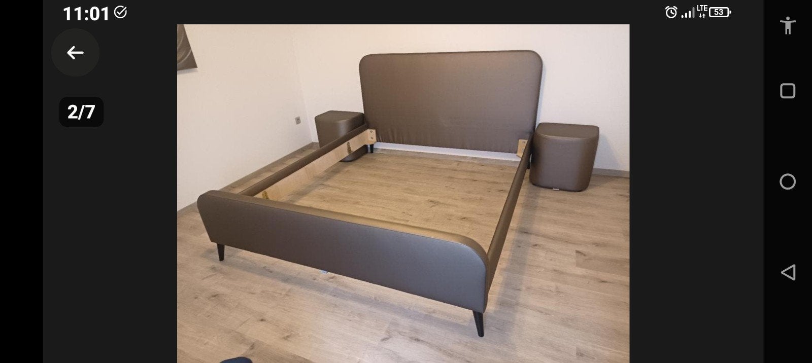 bed 210/180 moet weg., Huis en Inrichting, Slaapkamer | Slaapbanken, Ophalen, Tweepersoons, 210 cm, 180 cm
