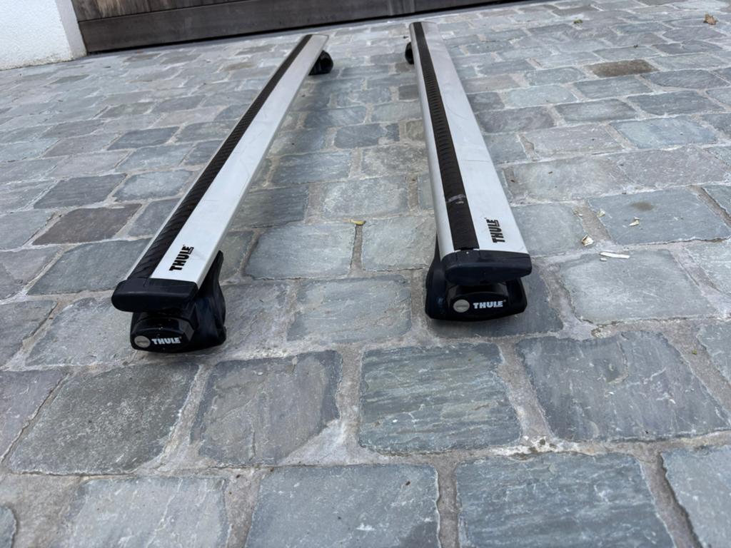 Barres de toit Thule Wingbar evo Mercedes GLE, Autos : Divers, Porte-bagages, Enlèvement ou Envoi, Utilisé