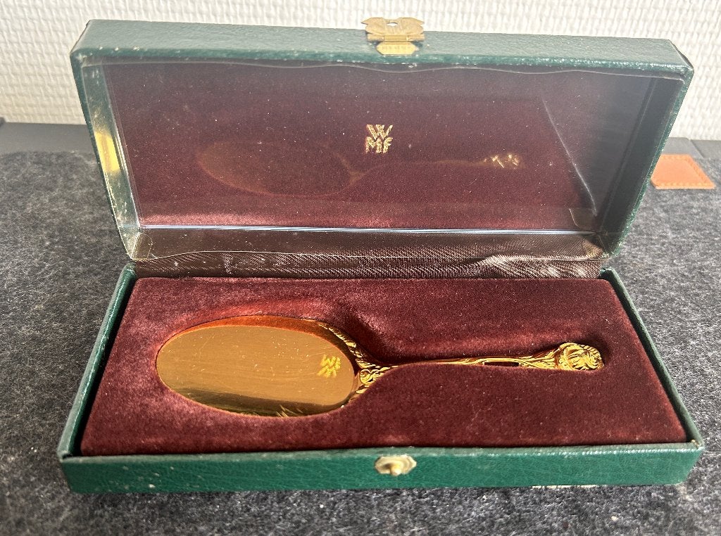 WMF 23 karaats vergulde vintage taartschep, Antiek en Kunst, Ophalen of Verzenden, Goud