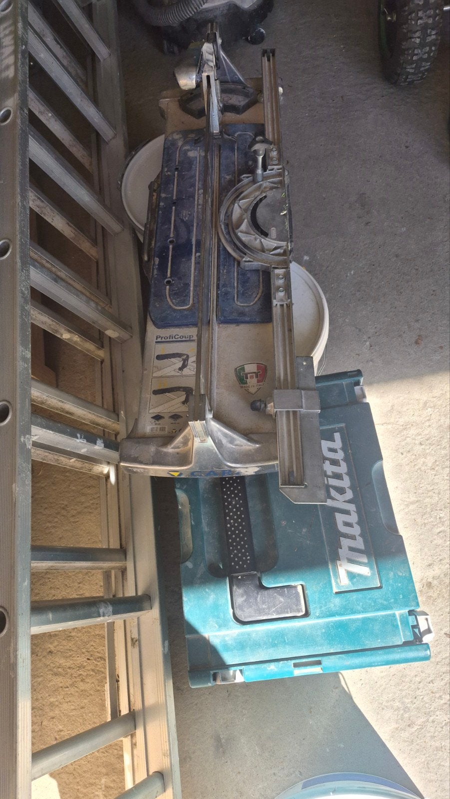 Tegelsnijmachine Carat  60 cm, Doe-het-zelf en Bouw, Ophalen, Gebruikt
