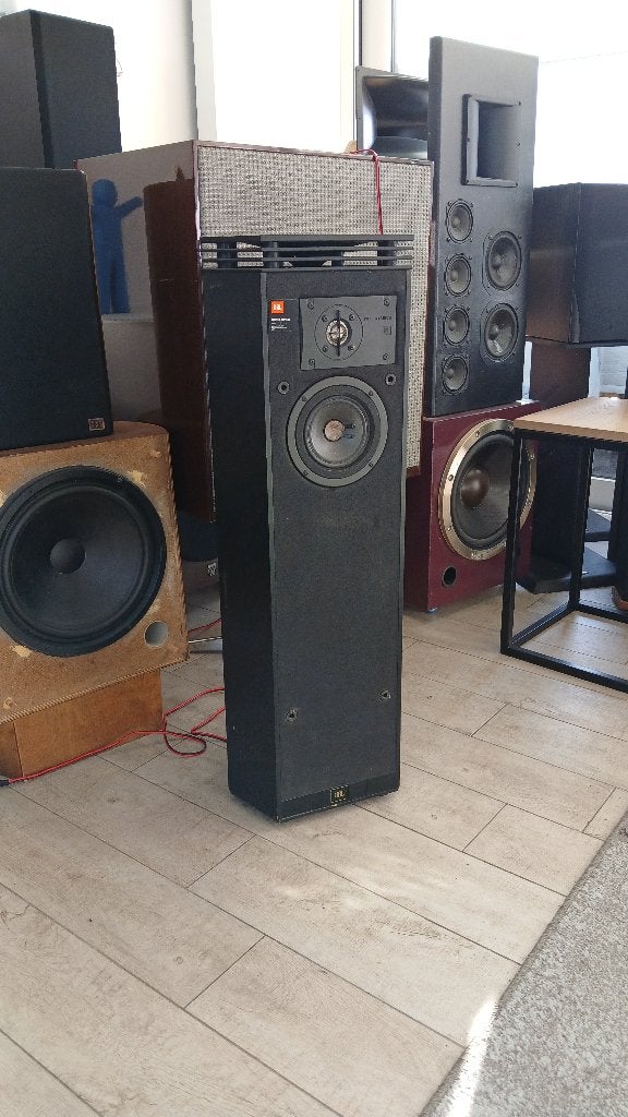 JBL HP 420 zuil luidsprekers, JBL, 60 à 120 watts, Enlèvement, Utilisé