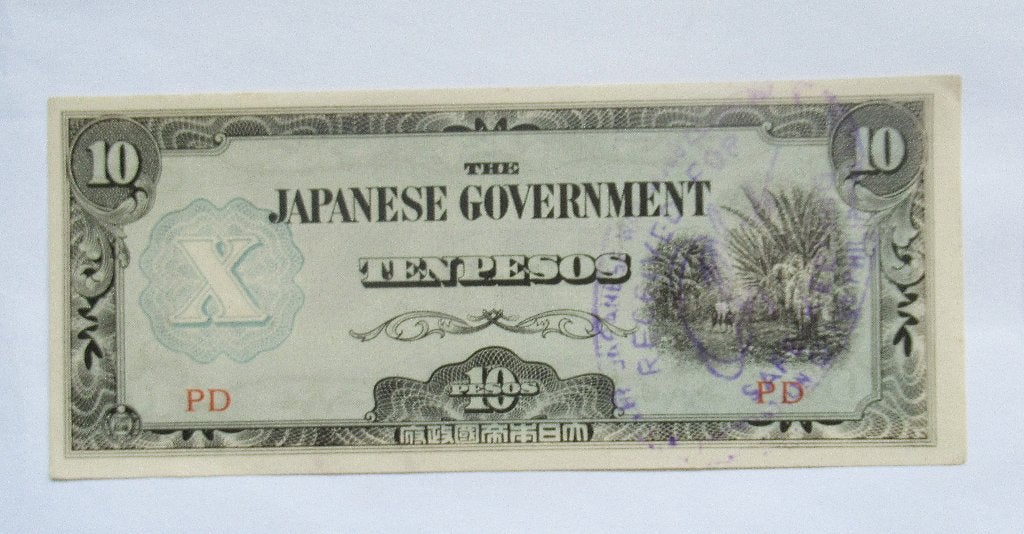 Filipijnen 10 Pesos 1942, Timbres & Monnaies, Billets de banque | Asie, Envoi