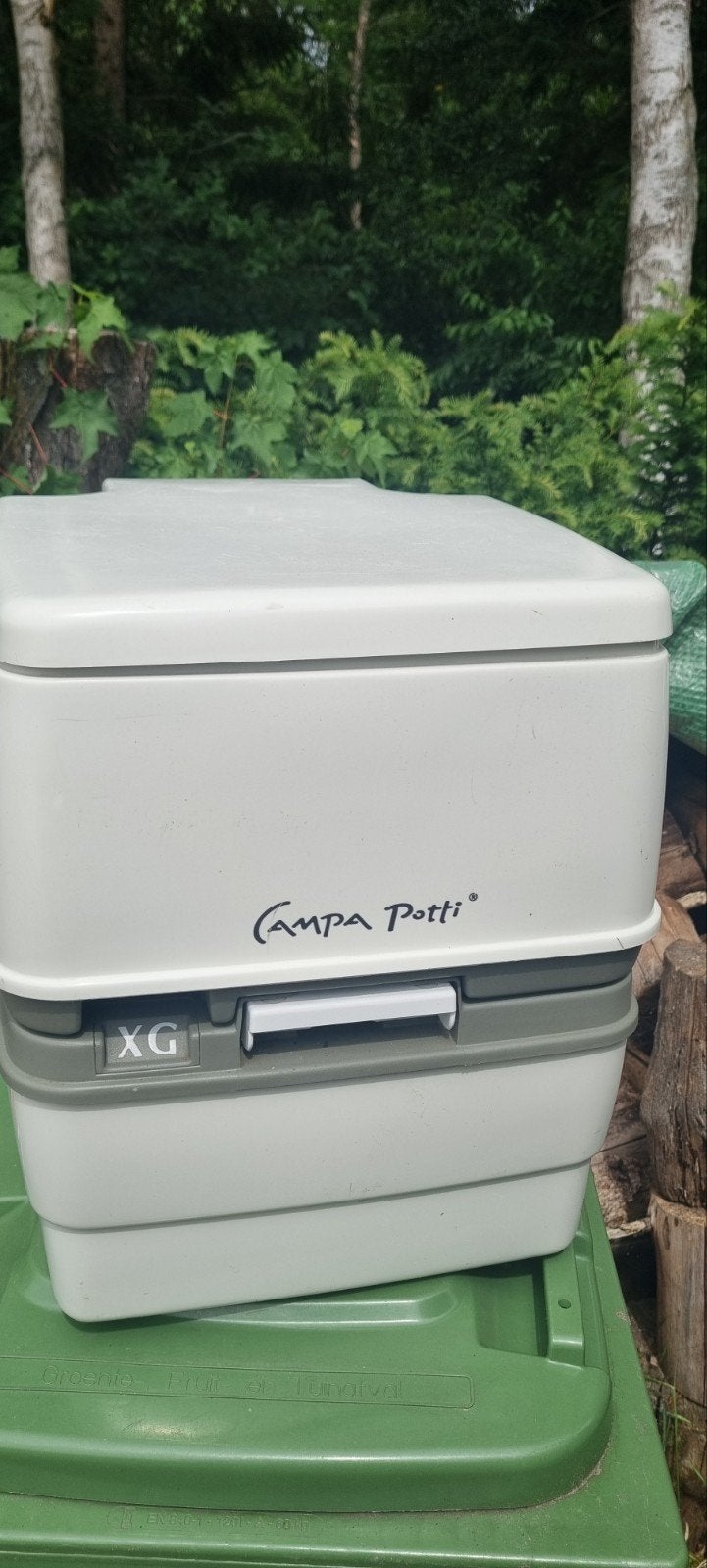 Campa Potti XG Thetford toilet, Ophalen