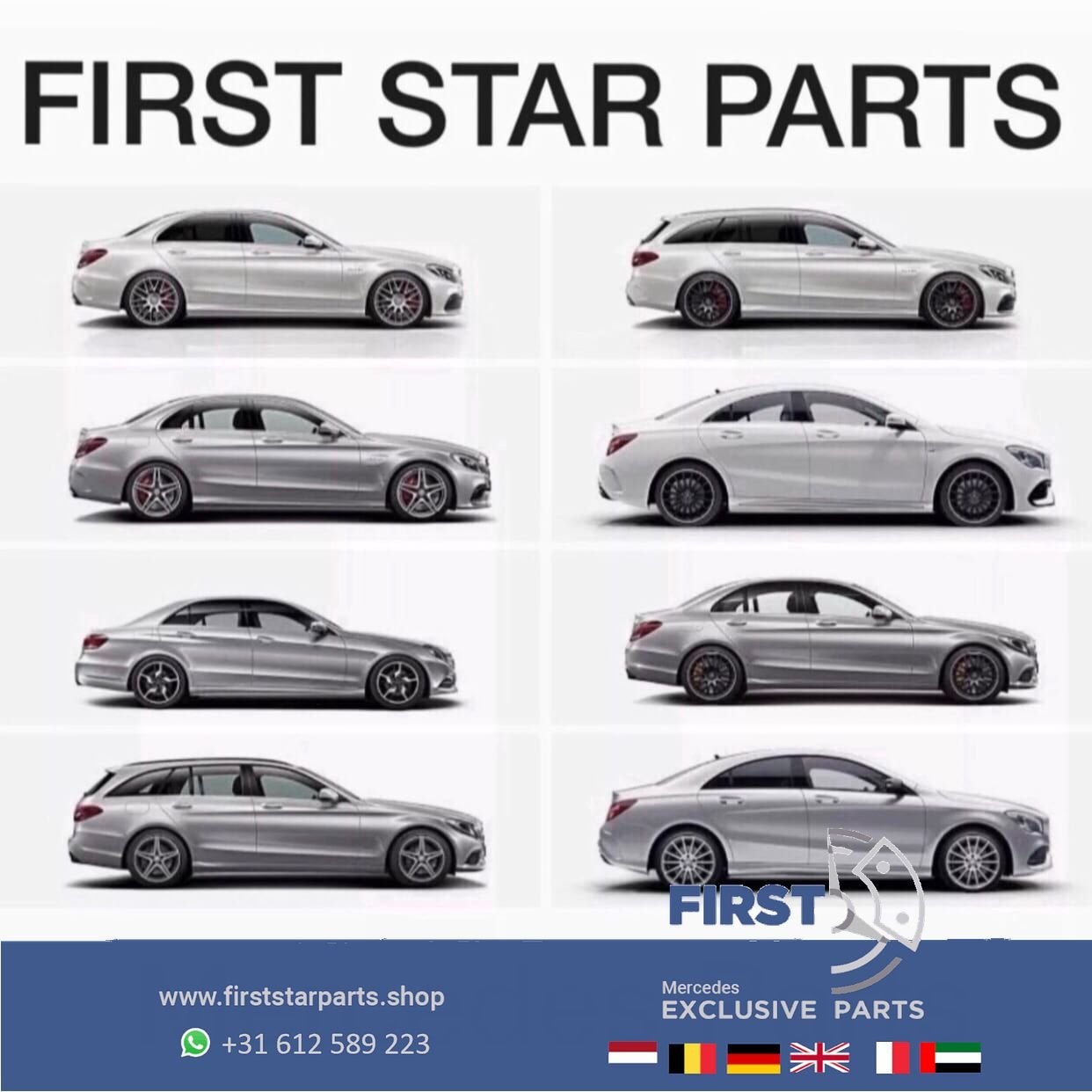 Mercedes binnen spiegel A B C CLA CLS E GL GLA GLC GLS GLE S, Gebruikt, -, -, Ophalen of Verzenden