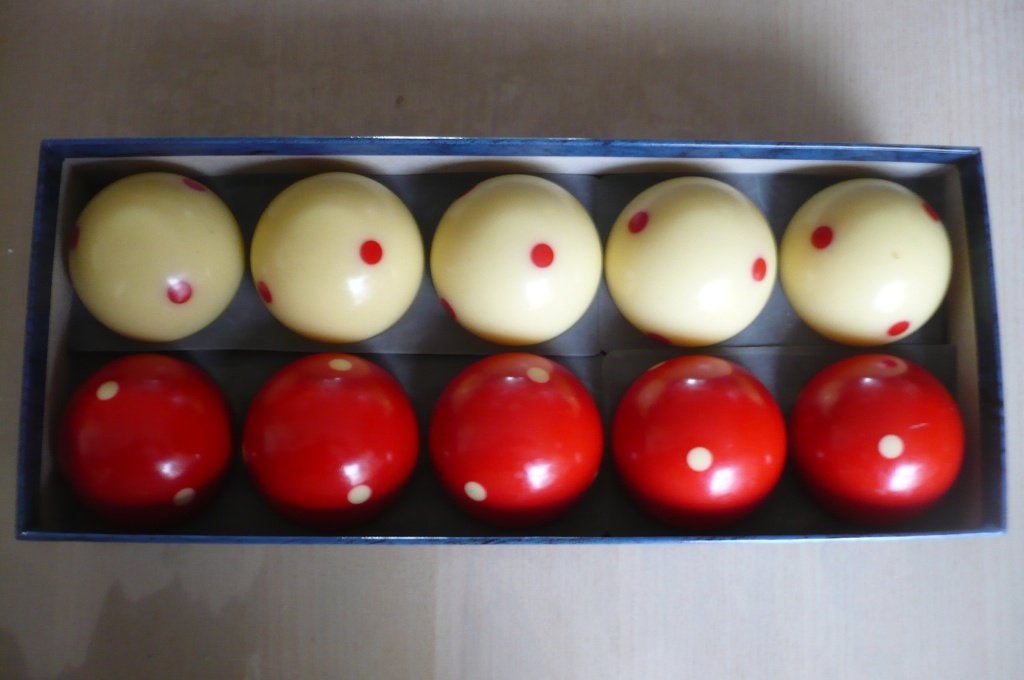 Set biljart ballen, Sports & Fitness, Enlèvement ou Envoi, Utilisé, Queue ou Boules