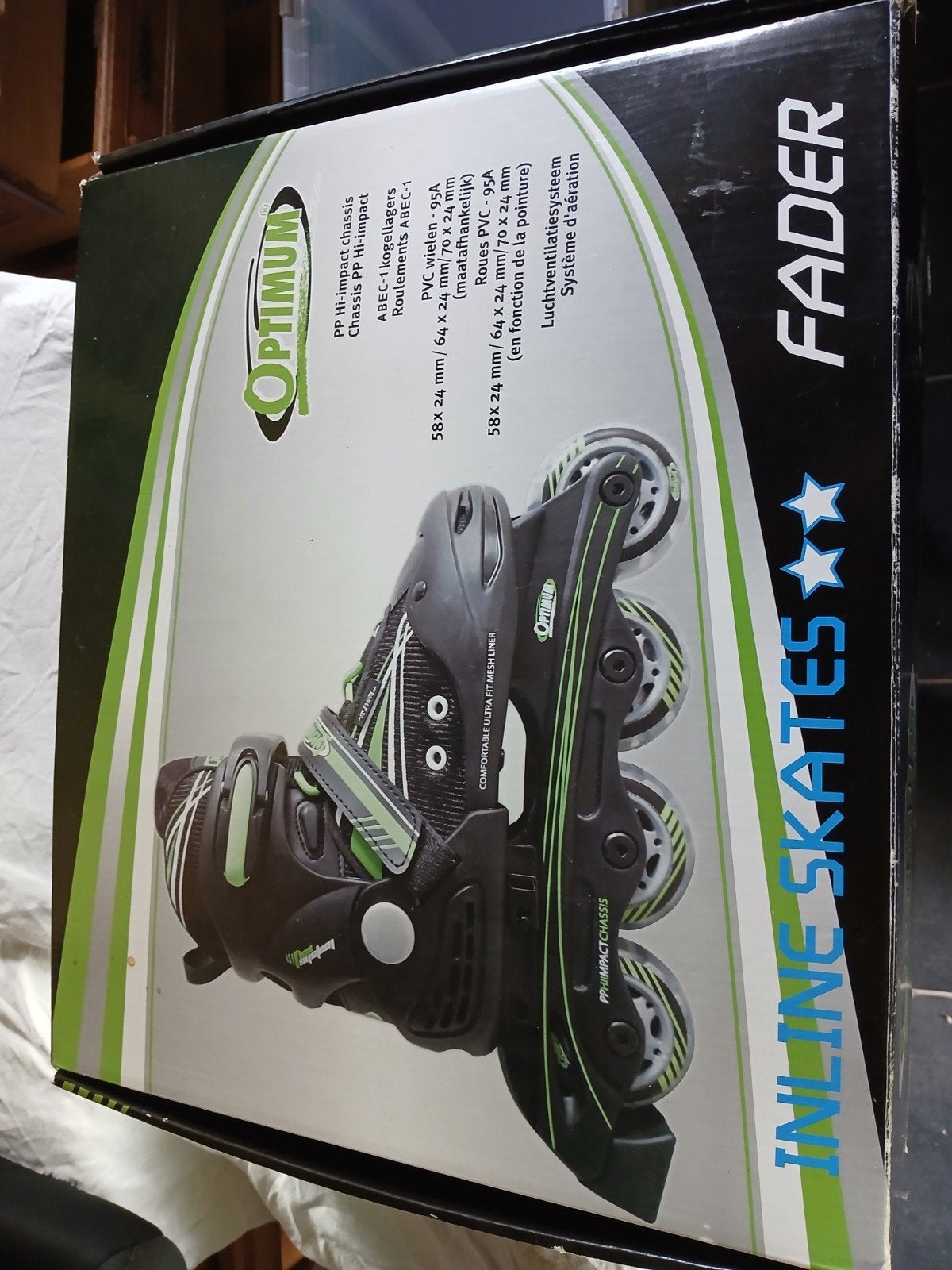 Inline skates maat 32-35, Ophalen, Verstelbaar