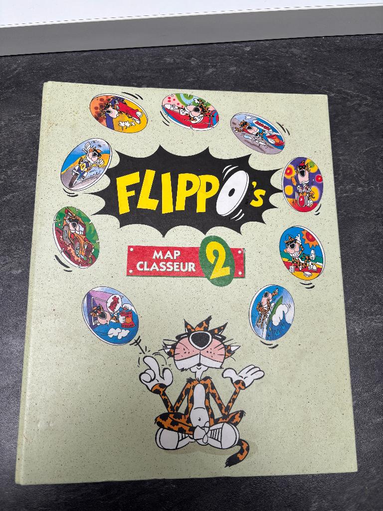 Vintage Flippo map 2 bijna compleet, Collections, Flippos, Collection, Enlèvement ou Envoi