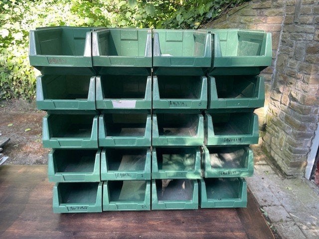 opbergboxen plastic 20 stuks, Ophalen, Gebruikt, Minder dan 50 cm, Minder dan 40 cm