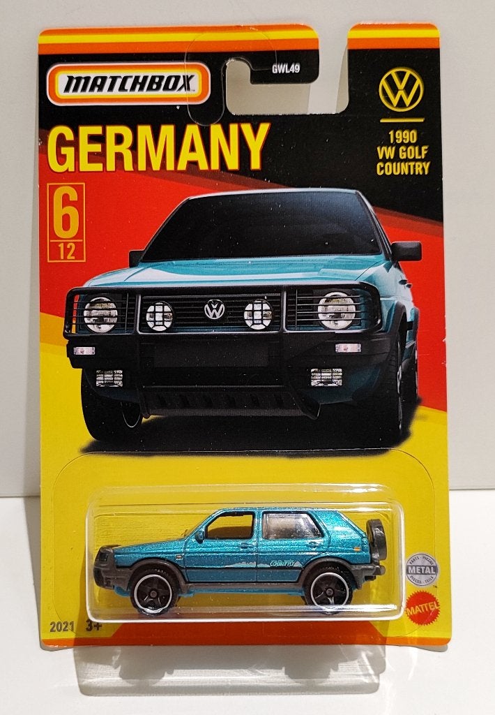 Matchbox 1990 VW Volkswagen Golf MK2 Country Germany (2021), Ophalen of Verzenden