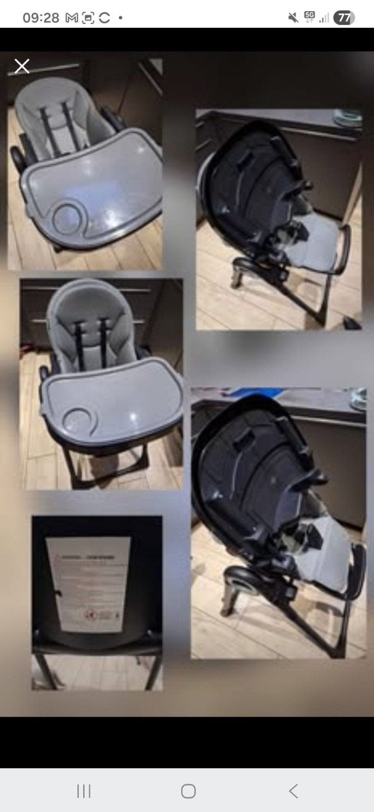 Chaise haute Topmark, Kinderen en Baby's, Ophalen