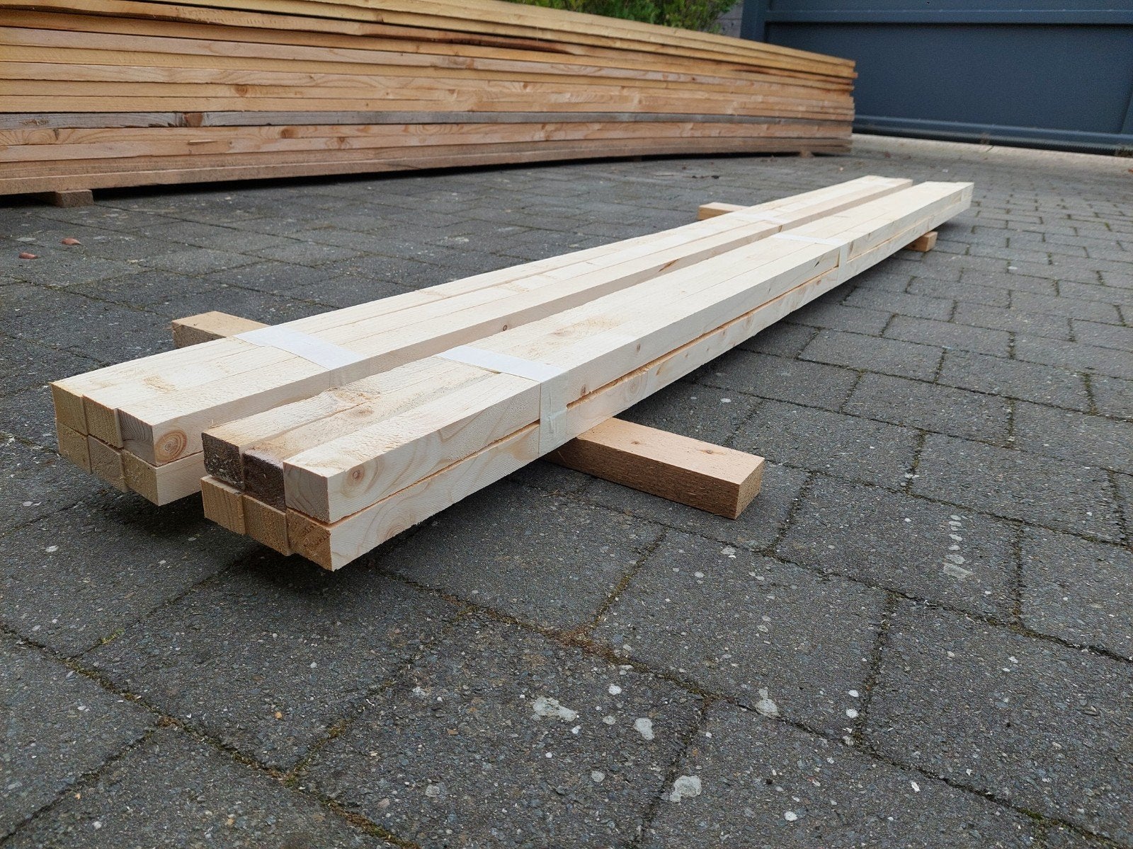 Balkjes gezaagd uit steigerhout planken, Ophalen, Planken