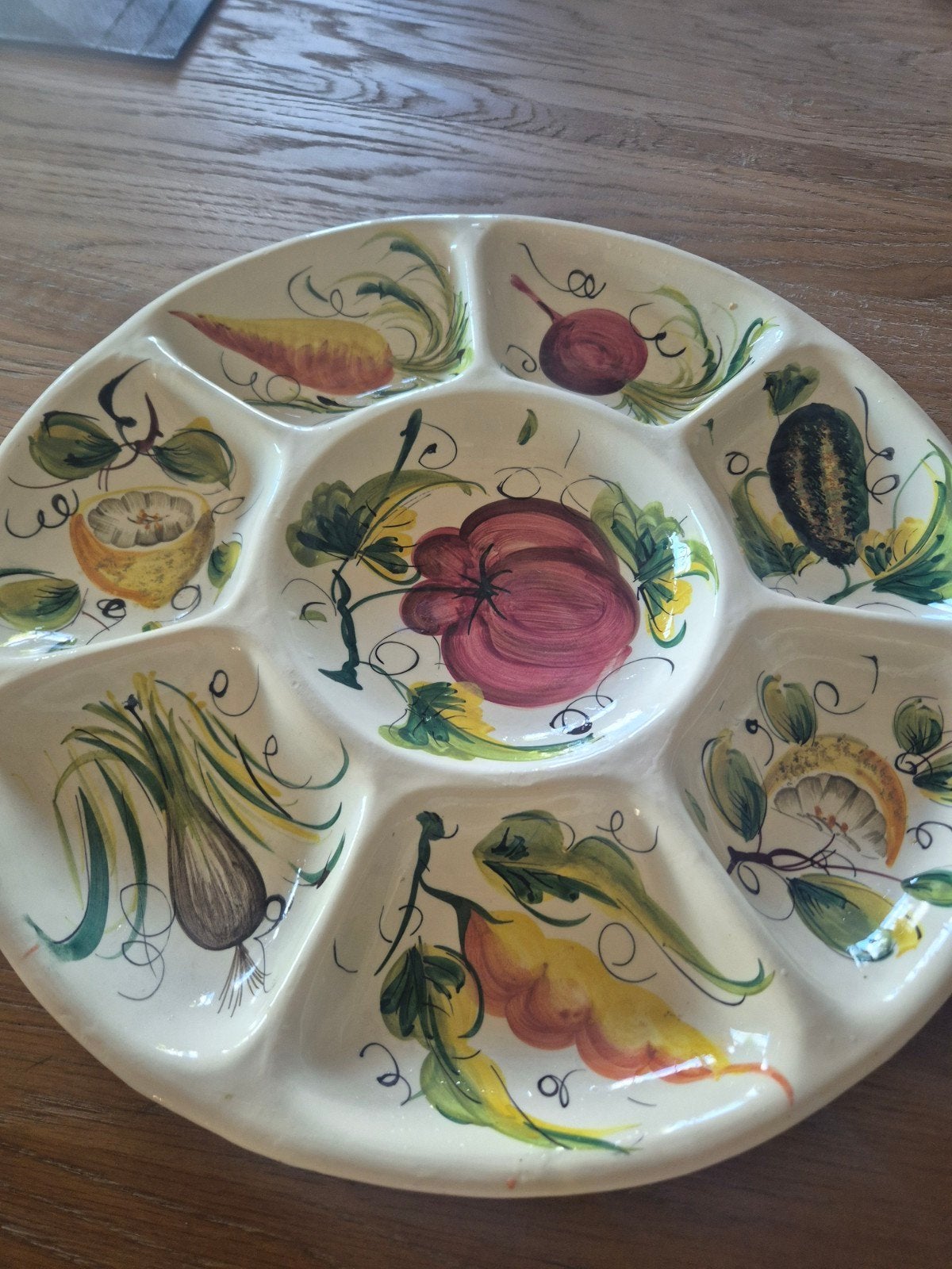 mid century prachtige italiaanse aperitief schotel, Ophalen of Verzenden
