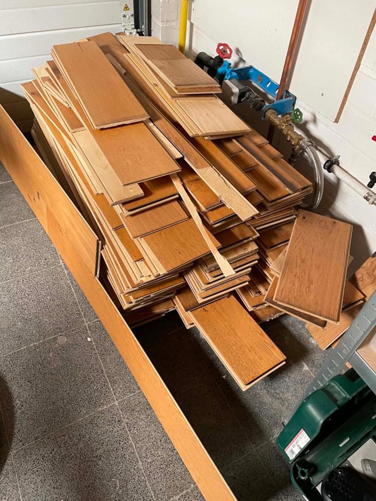Resten parketplanken, Doe-het-zelf en Bouw, Ophalen