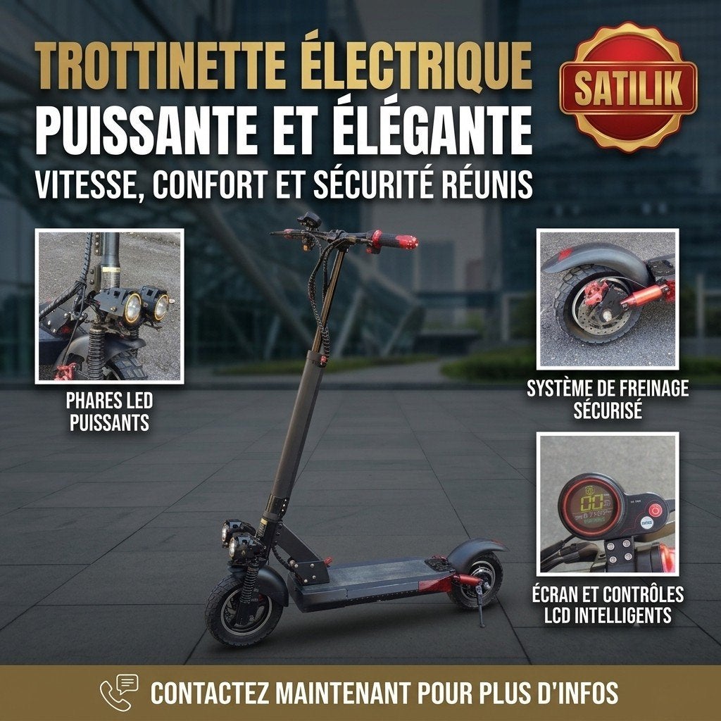 Mankeel MX-14 – Trottinette électrique tout-terrain, Enlèvement