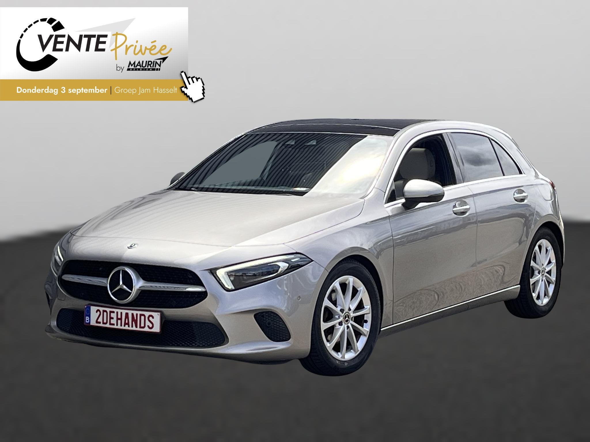 Mercedes-Benz A-Klasse 180 d Pano+Mempack, Auto's, Stof, Gebruikt, https://public.car-pass.be/vhr/7ba26a30-fa71-411f-b544-64fa9629670b