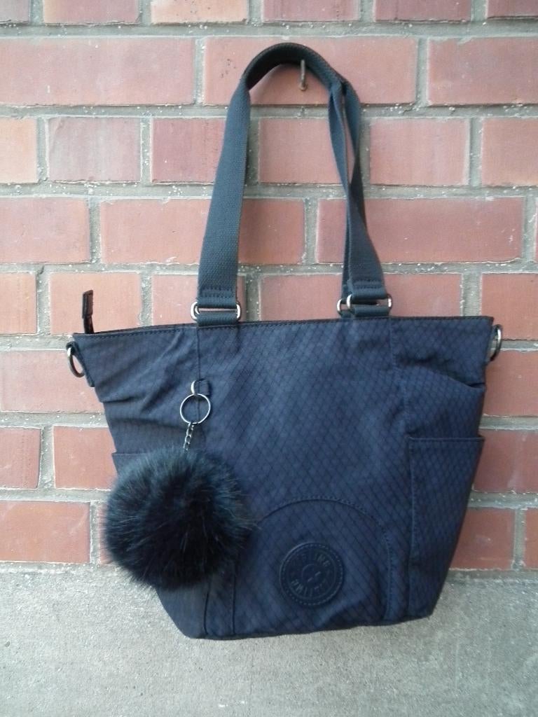 Sac Kipling pour femme. De coloris marine, Envoi, Comme neuf, Bleu, Sac à bandoulière