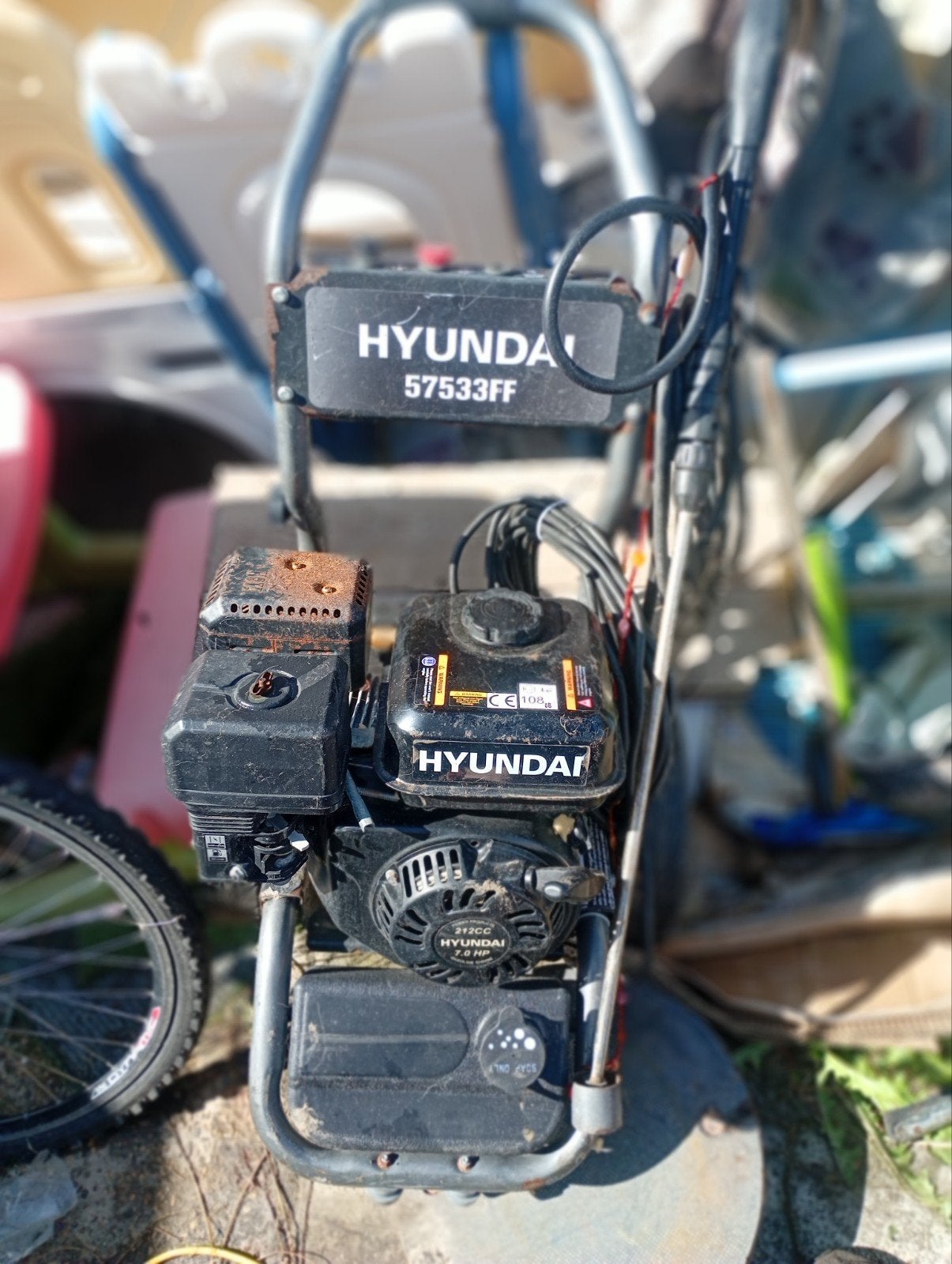 Hyundai hogedrukreiniger, Tuin en Terras, Hogedrukreinigers, Ophalen, Gebruikt