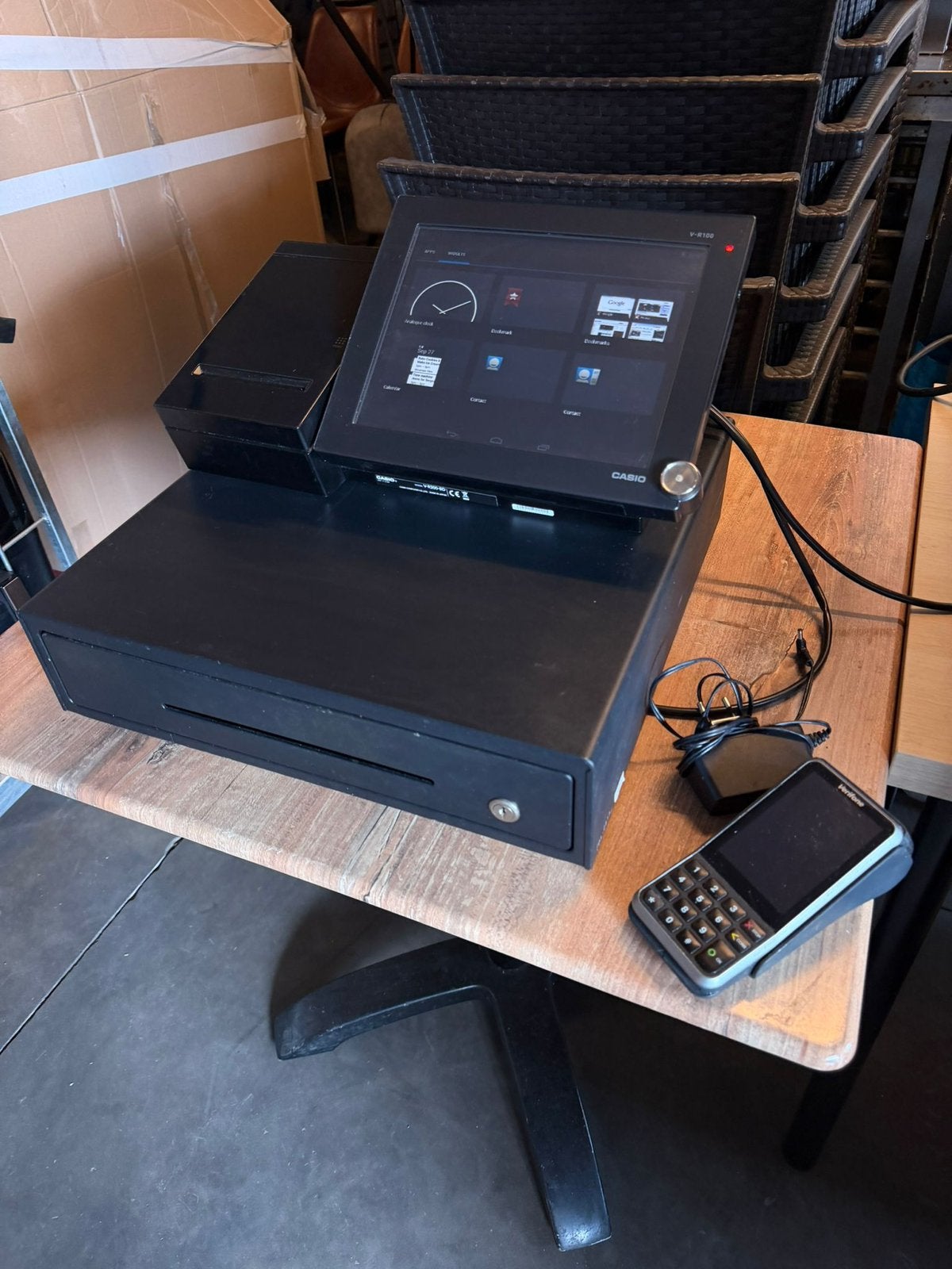 Casio V-R200 Android Kassasysteem (POS) + Geldlade, Ophalen