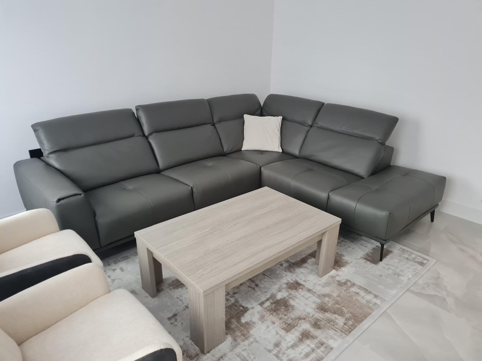 Salon en cuir, Maison & Meubles, Neuf, 100 à 125 cm, 300 cm ou plus, Quatre personnes ou plus
