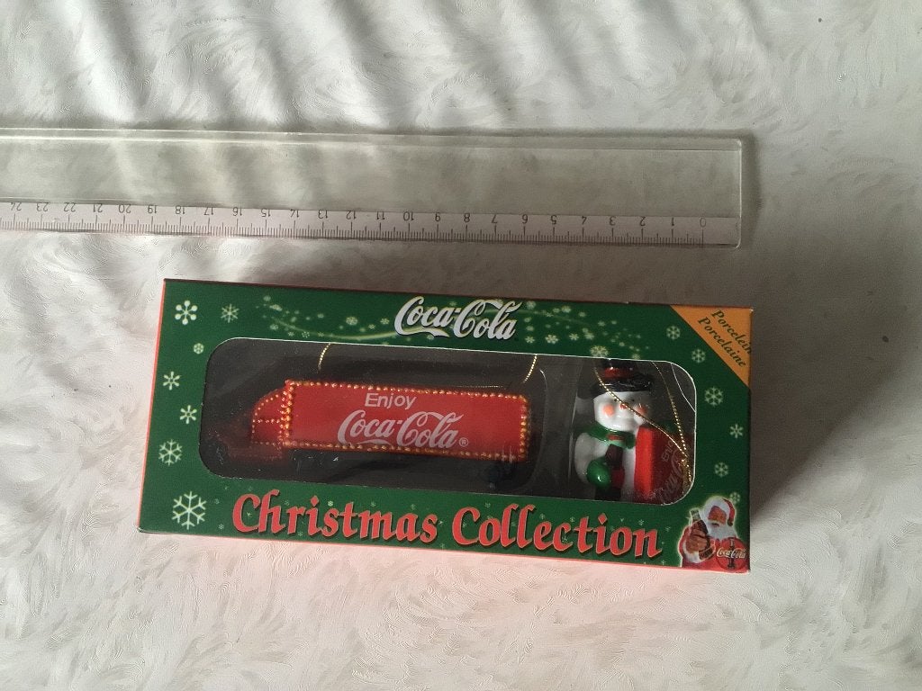 Coca Cola christmas train collection handpainted, Ophalen of Verzenden, Nieuw
