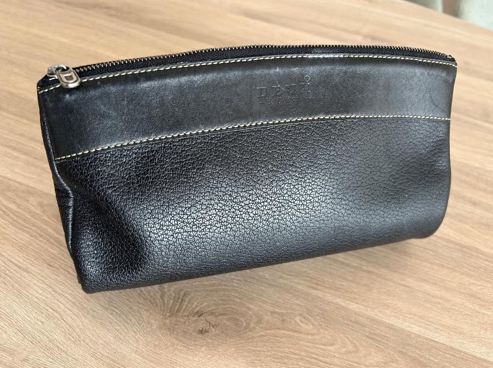 toilettas Deux de Delvaux, Ophalen, Gebruikt, Zwart, Dame