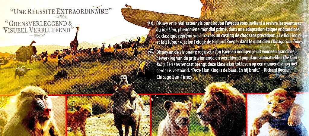 THE LION KING - "THE MOVIE" (Met Audio NL & OT NL) NIEUW!! , Inclusief extra's, Nederlands, Film, Ophalen of Verzenden