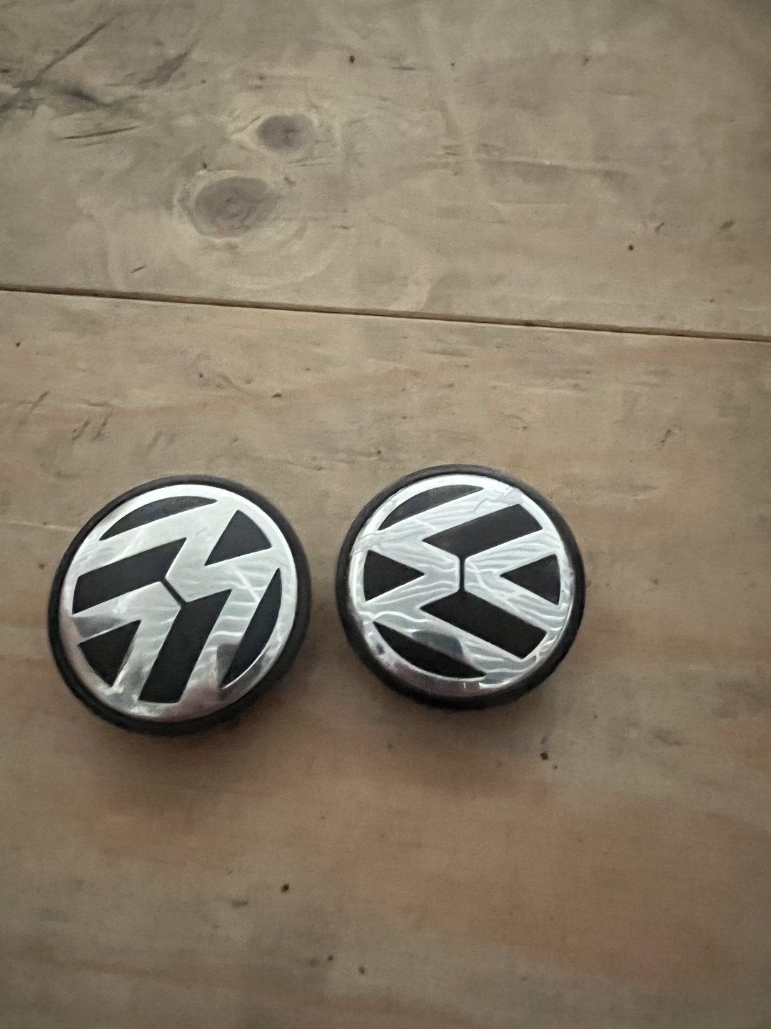 Volkswagen naafkapjes., Gebruikt, -, -, Ophalen of Verzenden