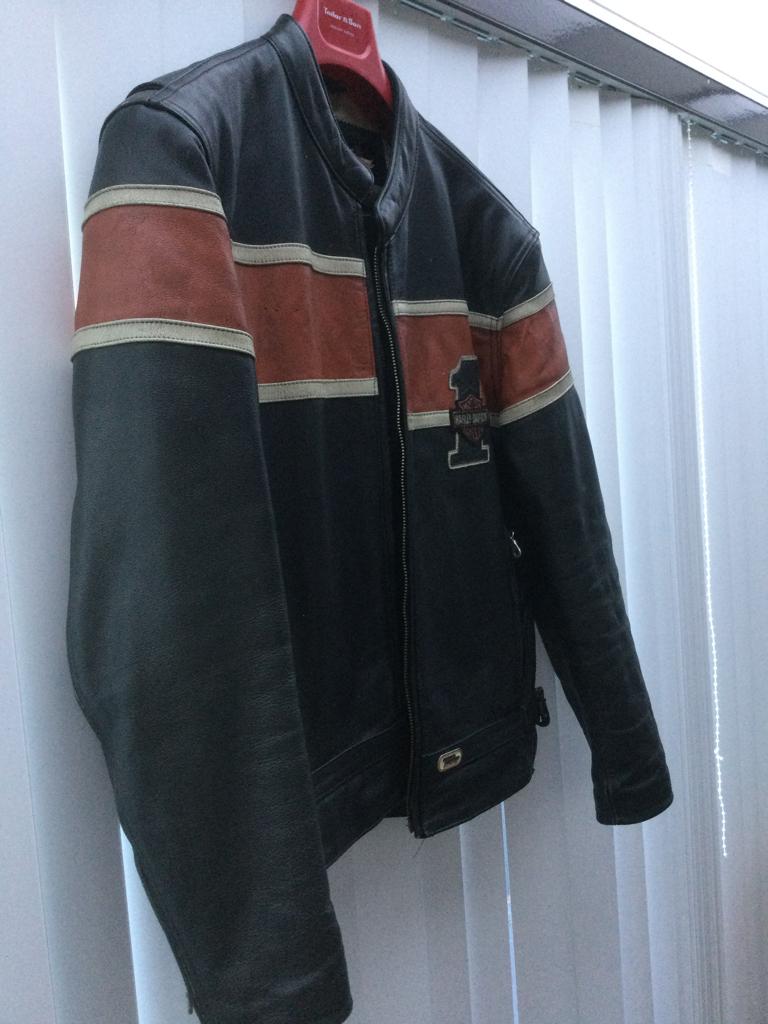 Motorvest VERKOCHT, Heren, Jas | leer, Harley Davidson, Ophalen of Verzenden