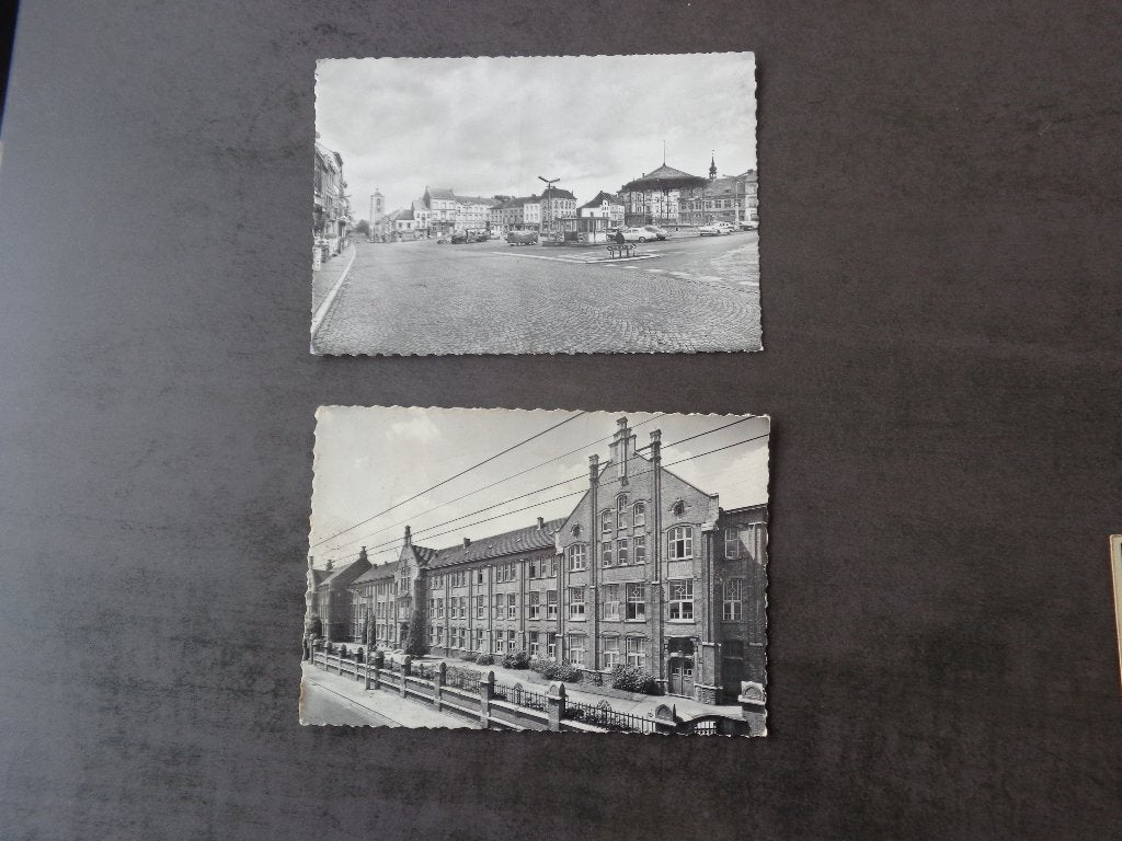 2 anciennes cartes postales de Braine-Le-Comte, Collections, Enlèvement