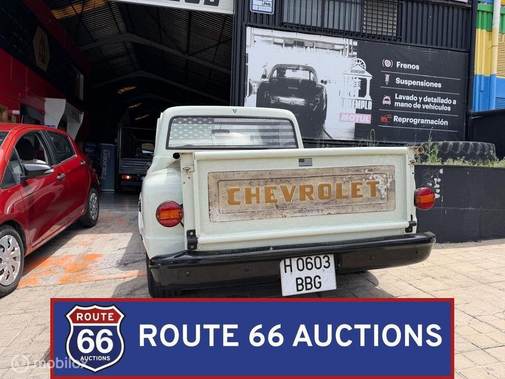 Chevrolet C10 Pickup | 1970 | Route 66 Auctions, Chevrolet, Zwart, Bedrijf, Handgeschakeld