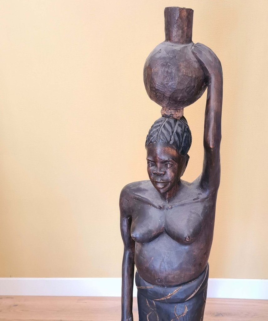 Congolees beeld van vrouw, Enlèvement, Comme neuf, Humain
